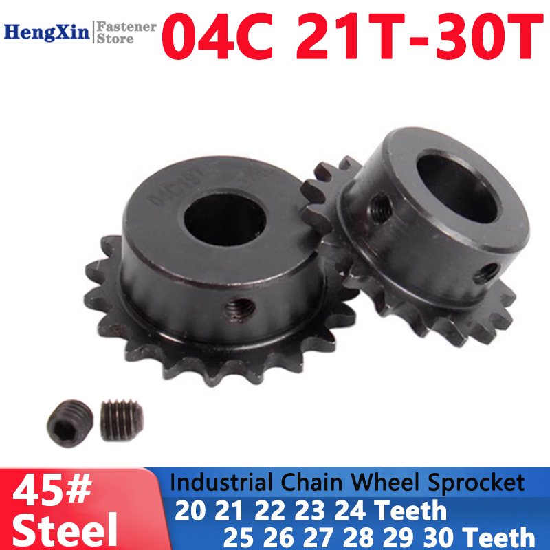 Chain Sprocket Set - 1 szt. 21T-30T 04C Przemysłowa Zębatka