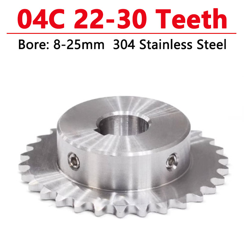 1szt 22-30Zęby 04C 304 Przemys – Chain Sprocket Set recenzja i cena